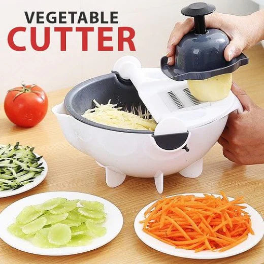 Multifunctional Vegetable Cutter With Drain Basket
