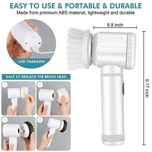5 In 1 Multifunctional electrically driven Household Magic Brush