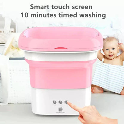 Portable Folding Washing  Machine with Dryer