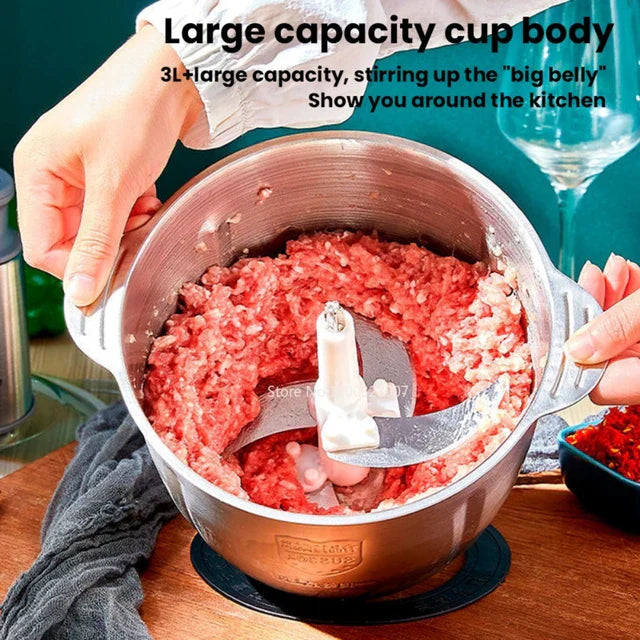 Silver Crust Chopper | Electric Meat Grinder