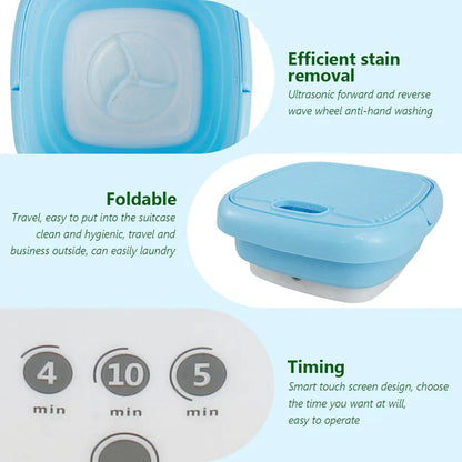 Portable Folding Washing  Machine with Dryer
